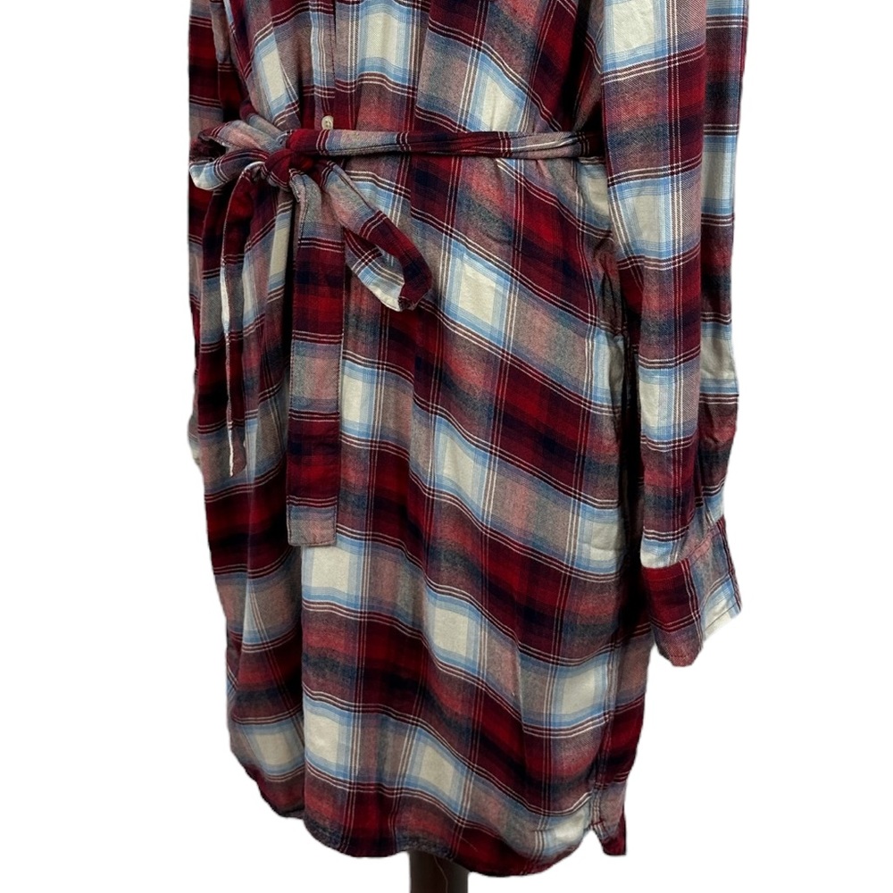 Gap + Pendleton Soft Plaid Button Down Shirtdress - image 7